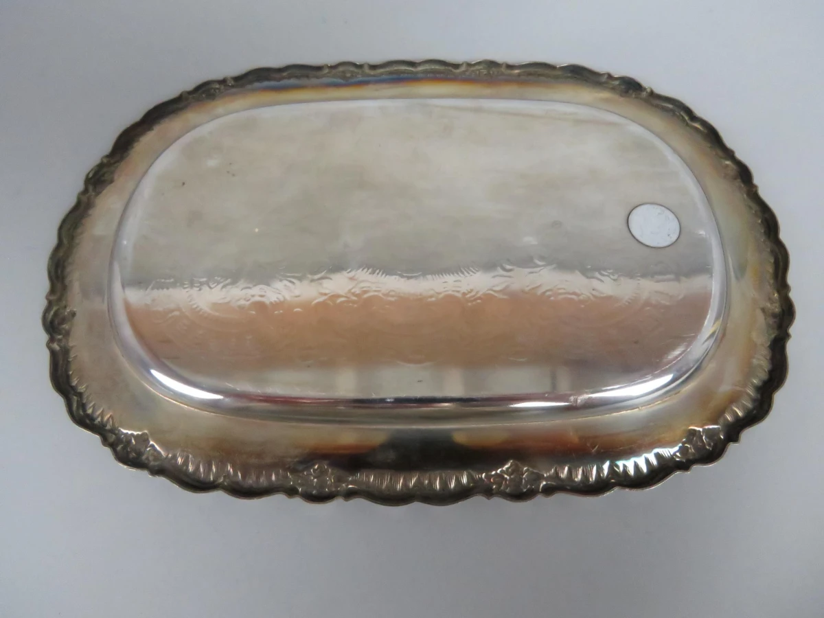 6 delige metalen servies set