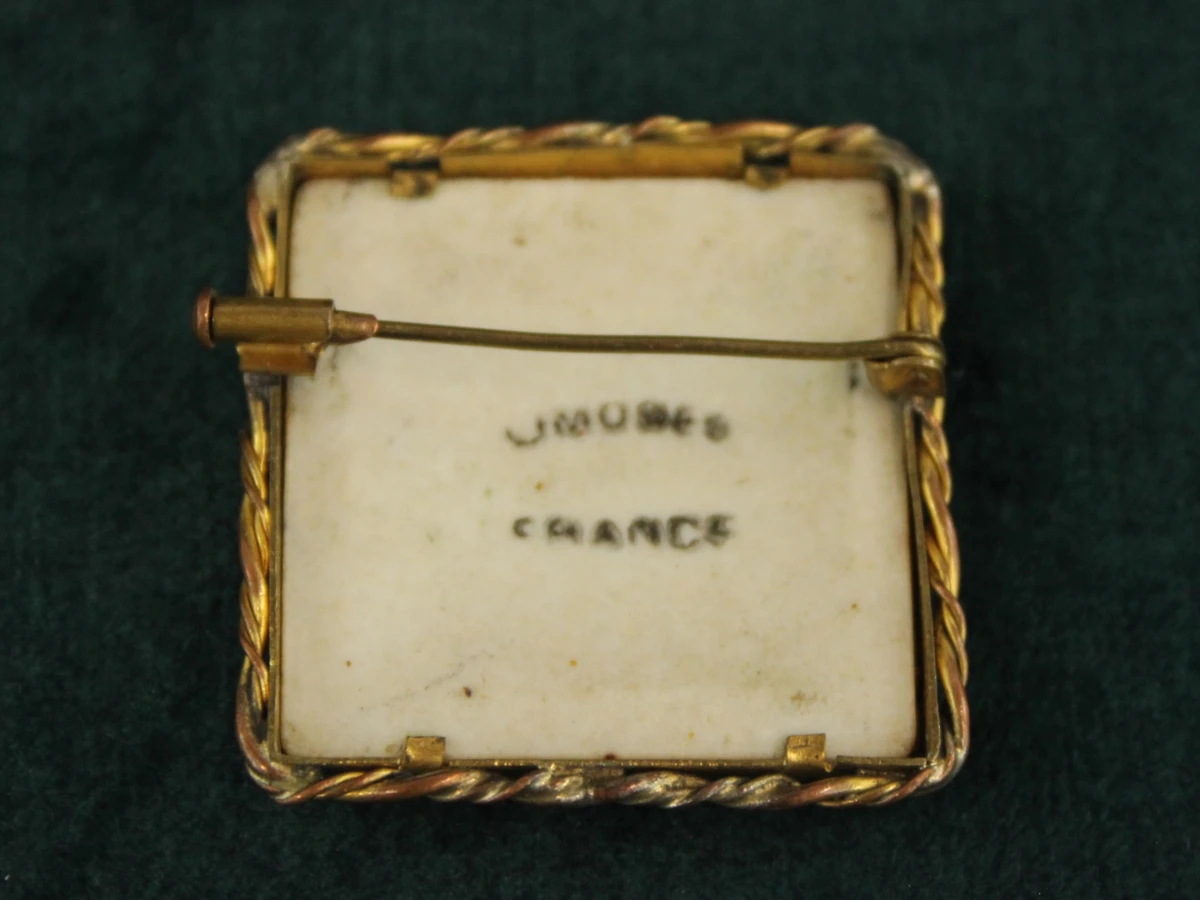 4 vintage porseleinen Limoges broches