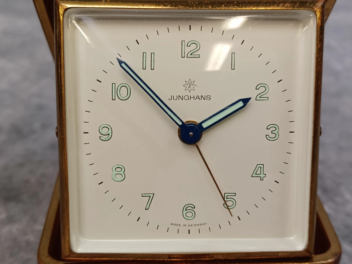 Set van Twee Vintage Junghans Reiswekkers – Made in Germany