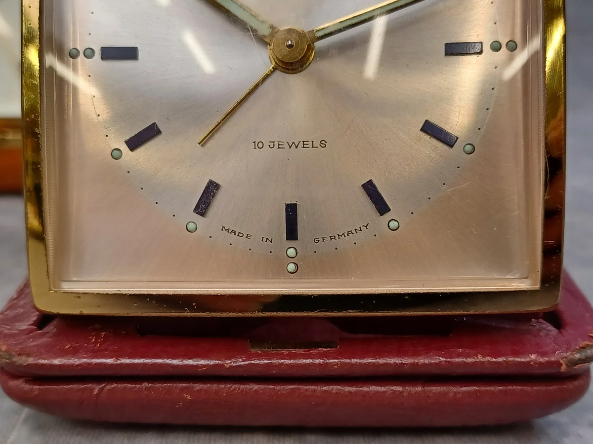 Set van Twee Vintage Junghans Reiswekkers – Made in Germany