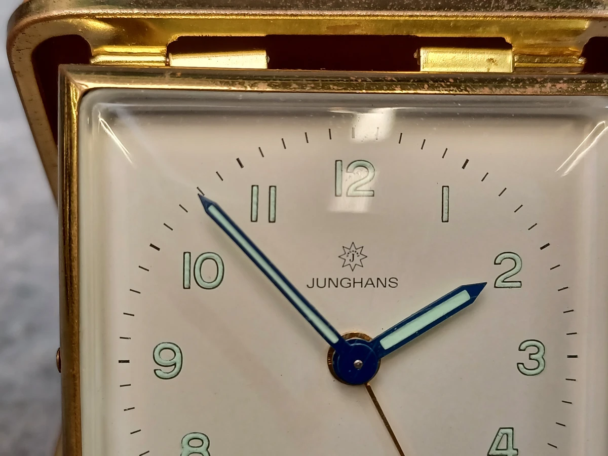 Set van Twee Vintage Junghans Reiswekkers – Made in Germany