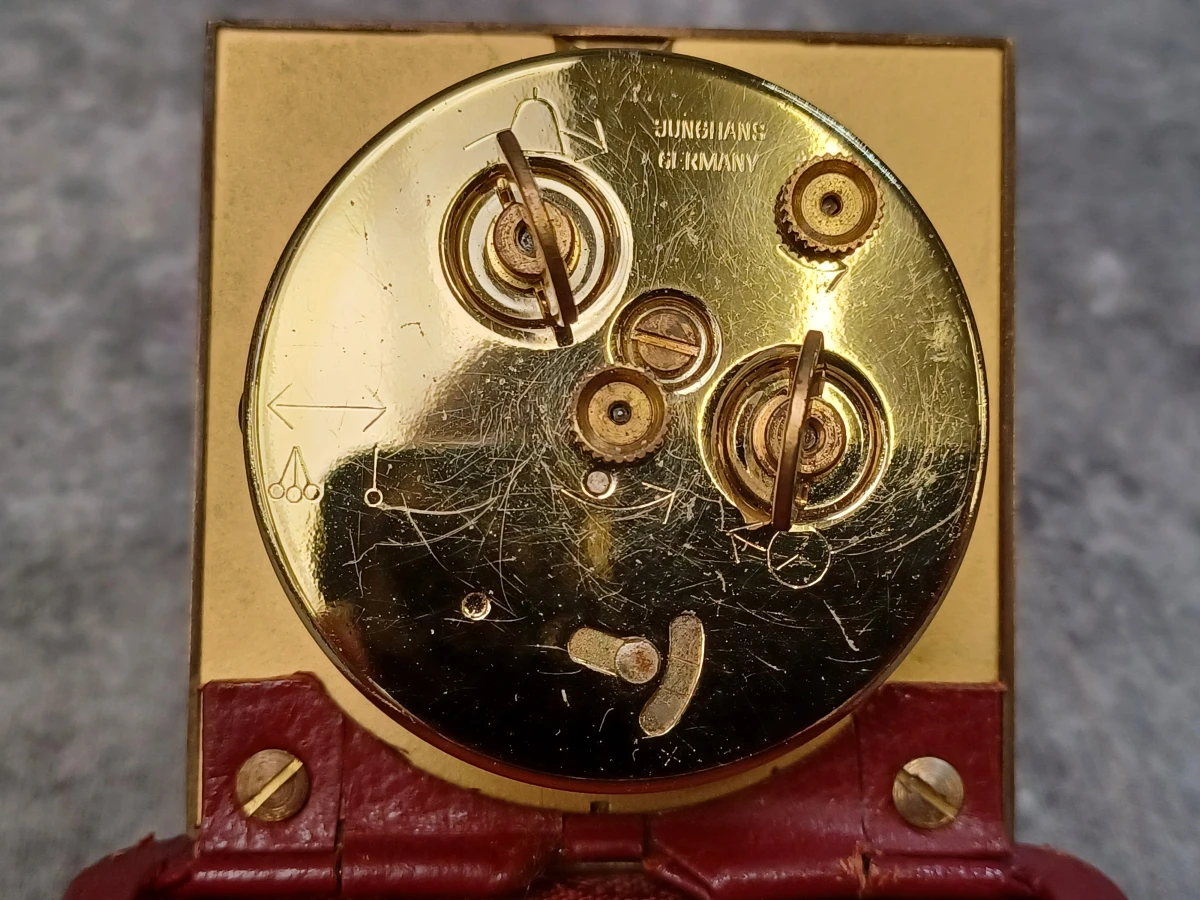 Set van Twee Vintage Junghans Reiswekkers – Made in Germany