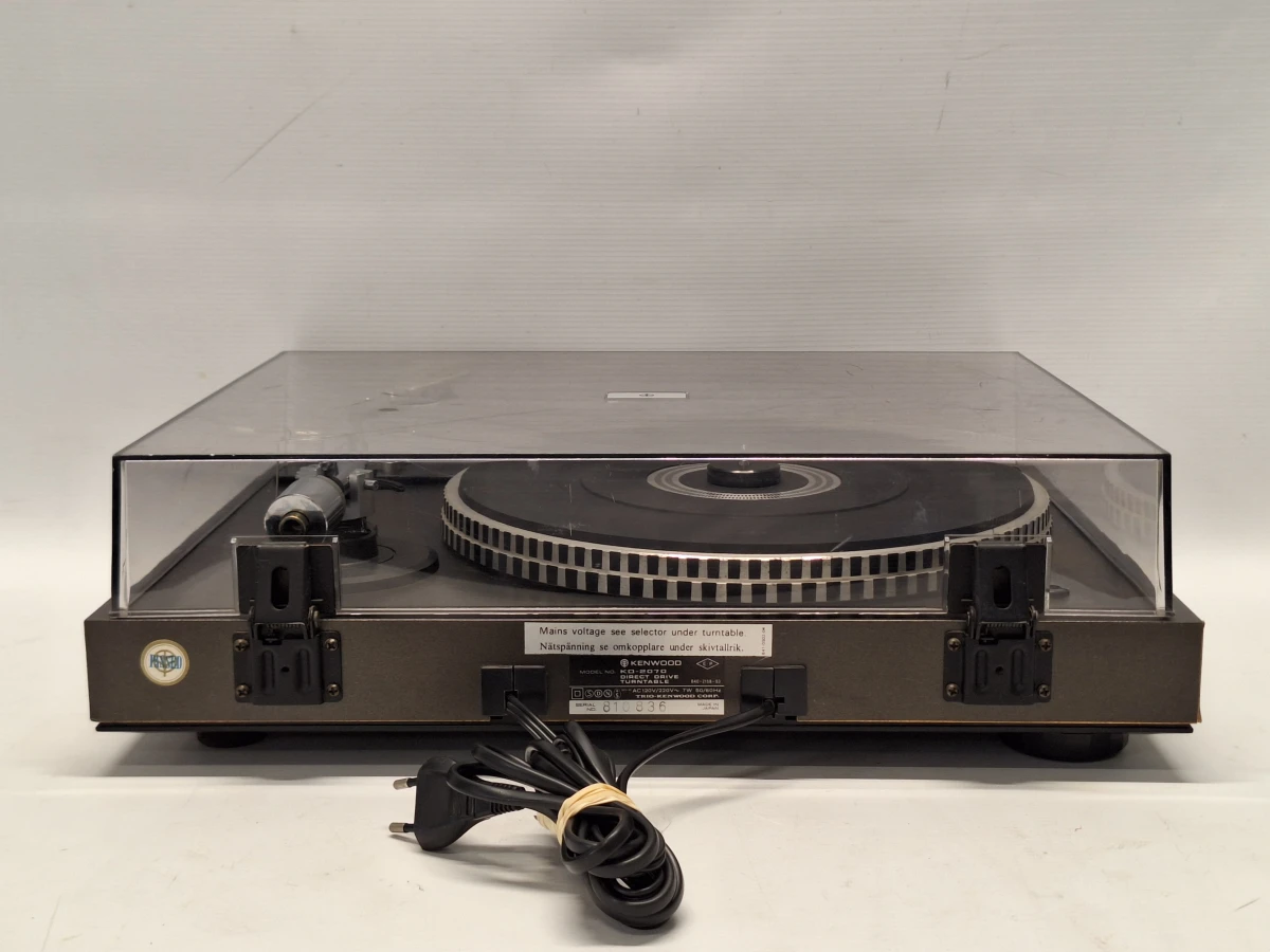 Kenwood KD-2070 - Vintage Direct Drive platenspeler uit de gouden HiFi-jaren