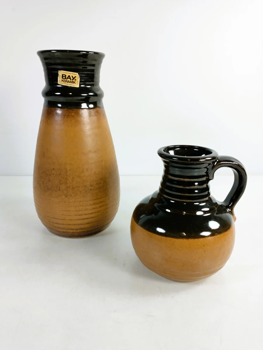 Set Bay Keramik West Germany vaas en kruik