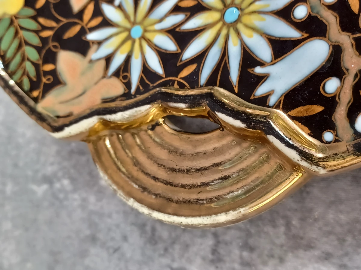 Prachtige Vintage Art Deco Serveerschaal - Boch Frères La Louvière (Decor D.5461)