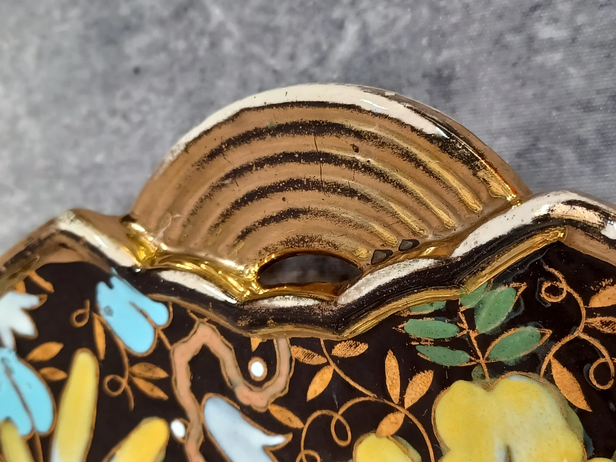 Prachtige Vintage Art Deco Serveerschaal - Boch Frères La Louvière (Decor D.5461)