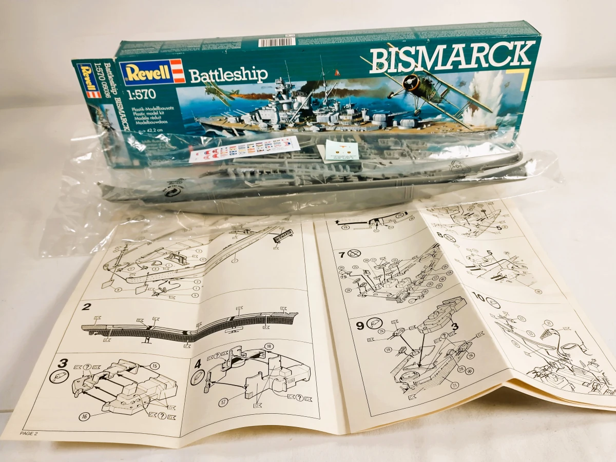 Revell Battleship Bismarck modelbouwkit 1:570