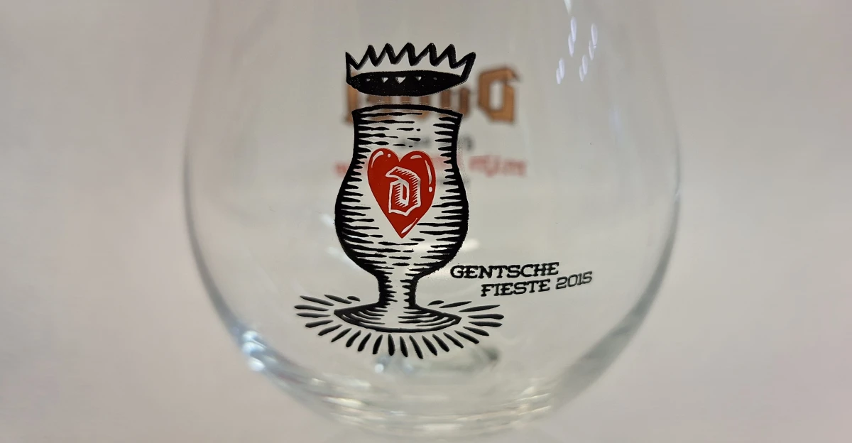 Set van 2 Duvel bierglazen Gentsche Fieste 2015
