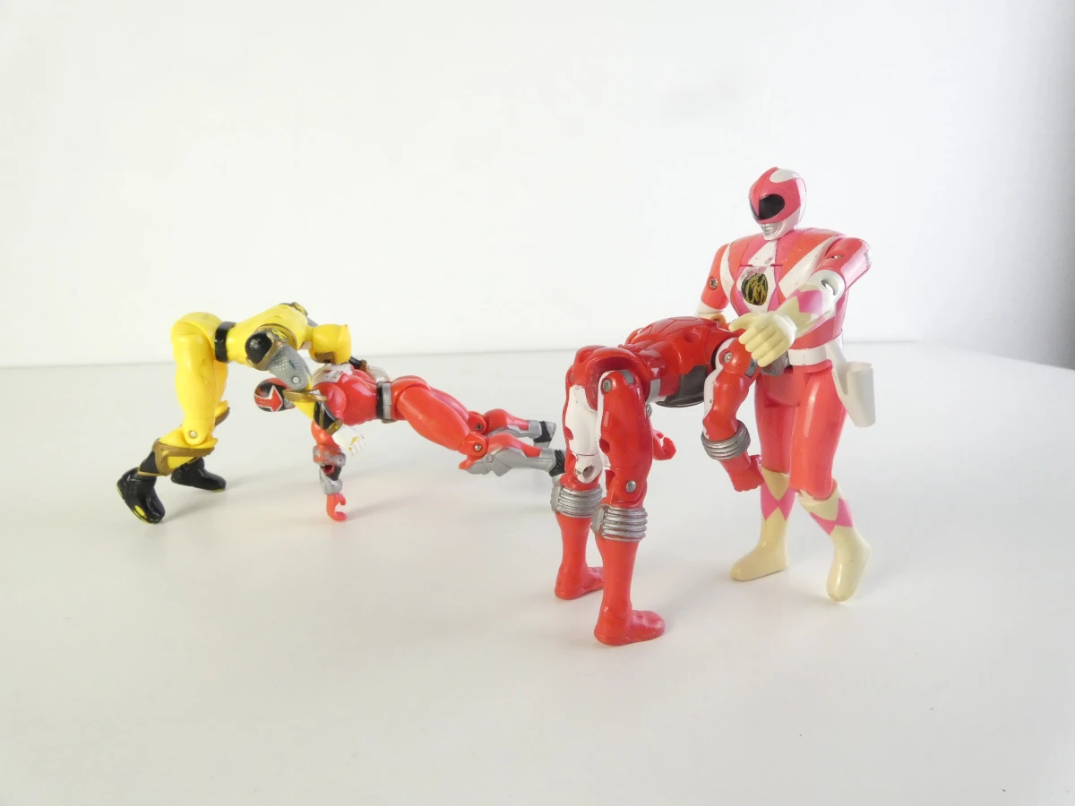 Set Power Rangers actiefiguren en accessoires