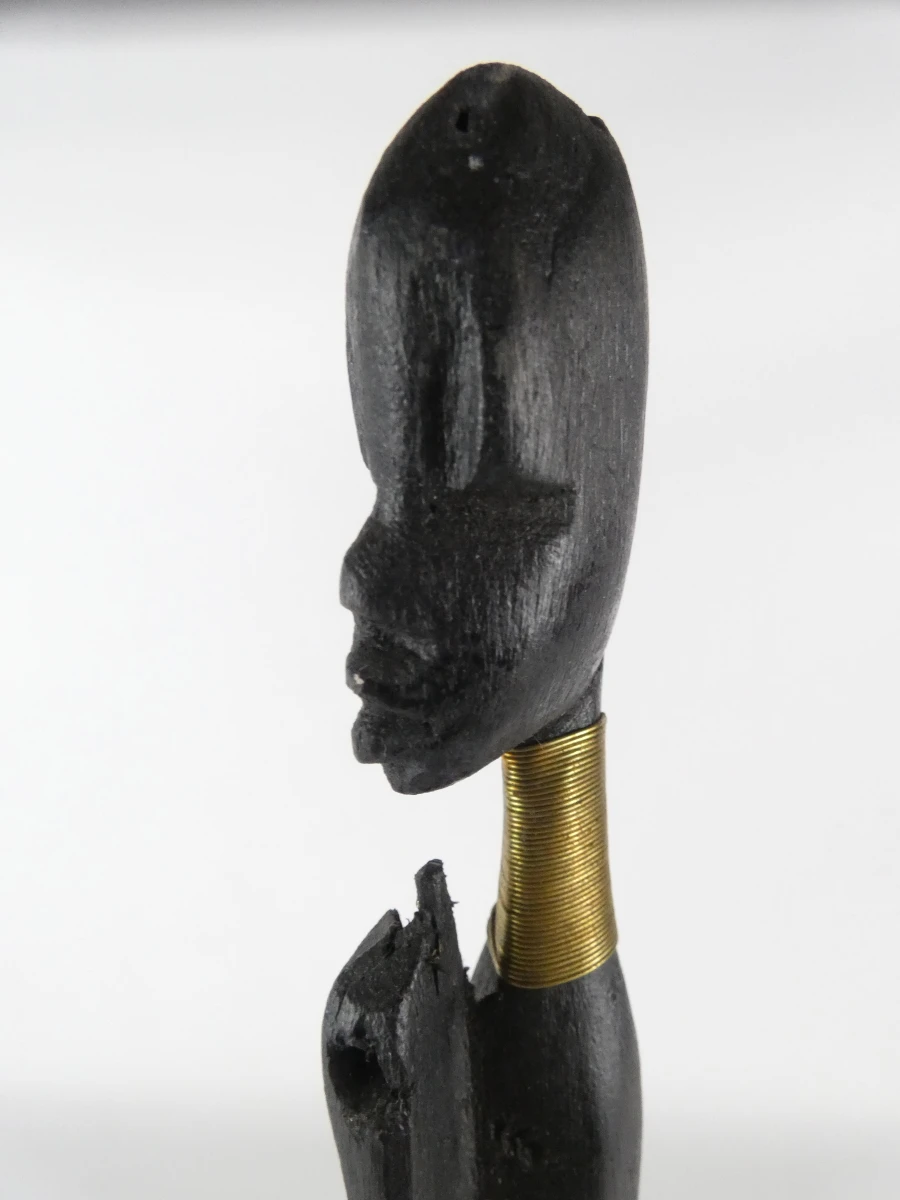 Afrikaanse houten sculpturen (Set van 2 stuks)
