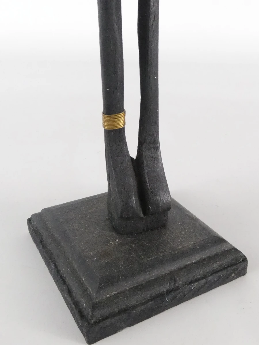 Afrikaanse houten sculpturen (Set van 2 stuks)