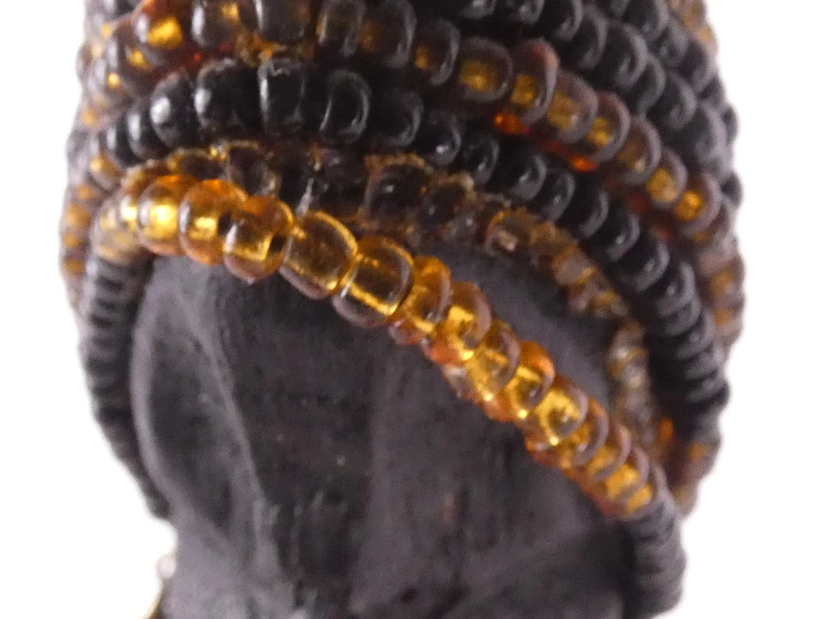 Afrikaanse houten sculpturen (Set van 2 stuks)