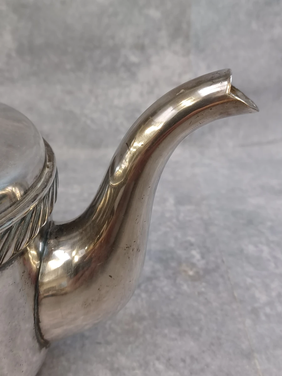 Antieke Reed & Barton US Navy verzilverde theepot – Model 3000 – ca. 1920-1940