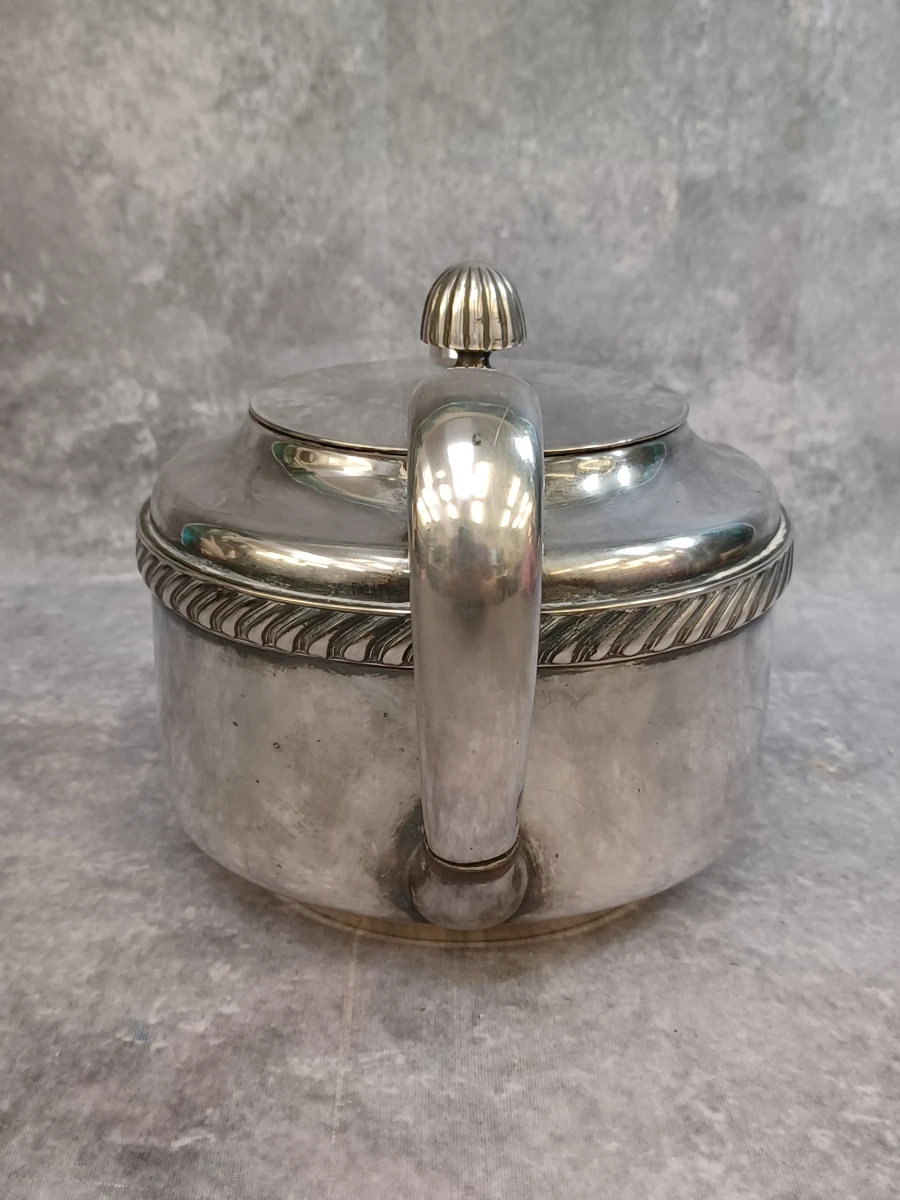 Antieke Reed & Barton US Navy verzilverde theepot – Model 3000 – ca. 1920-1940