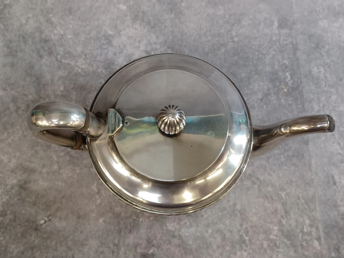 Antieke Reed & Barton US Navy verzilverde theepot – Model 3000 – ca. 1920-1940
