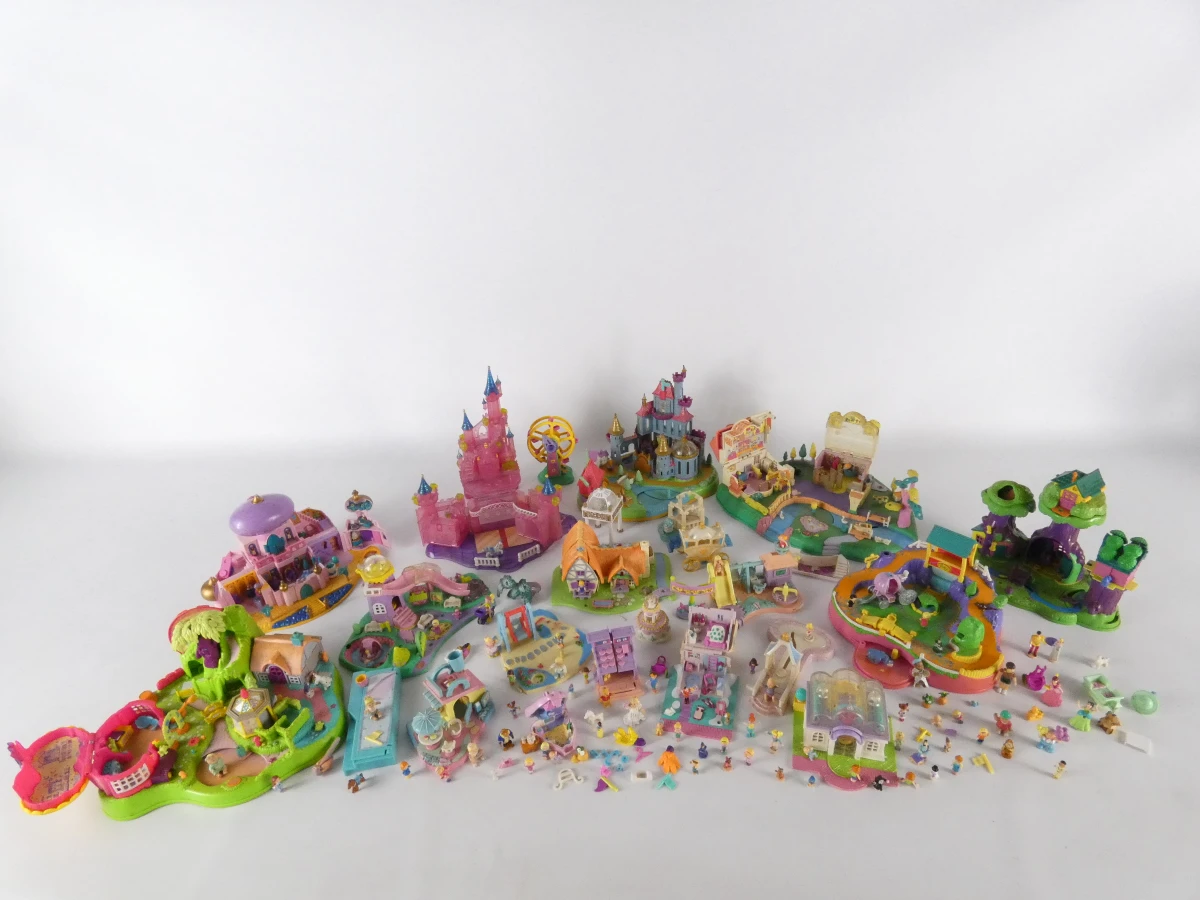 Polly Pocket speelsets en figuurtjes vintage set