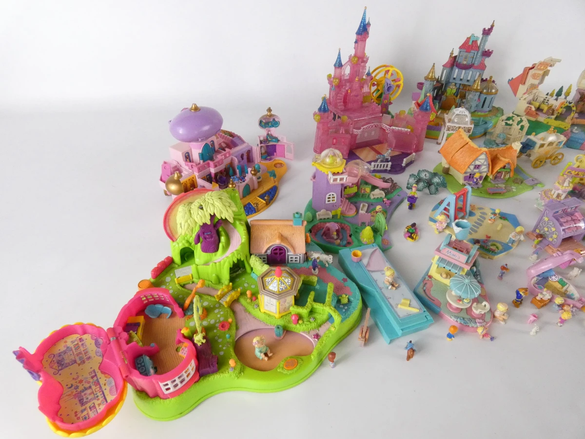 Polly Pocket speelsets en figuurtjes vintage set