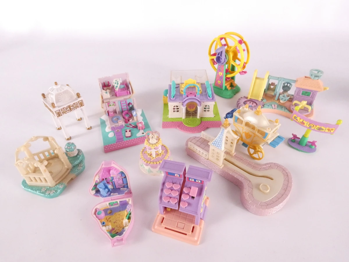 Polly Pocket speelsets en figuurtjes vintage set
