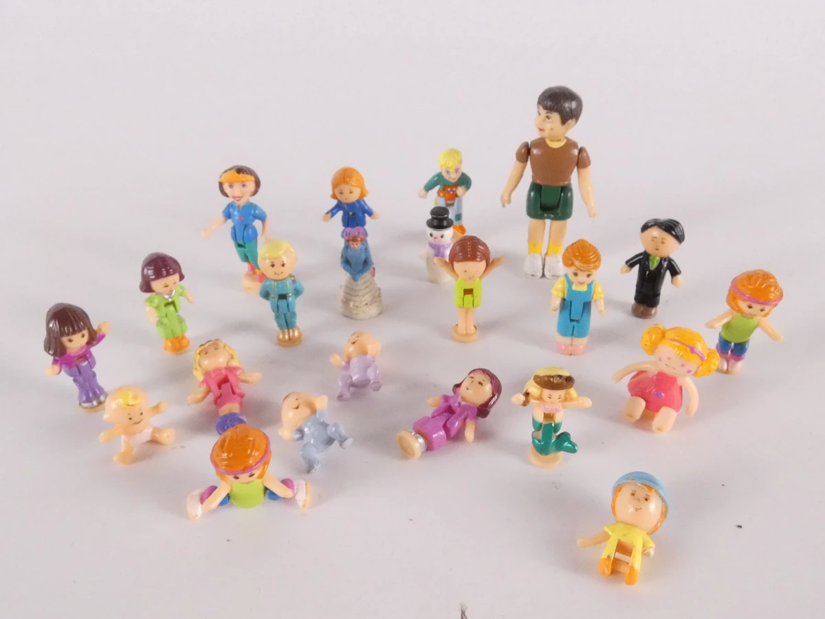 Polly Pocket speelsets en figuurtjes vintage set