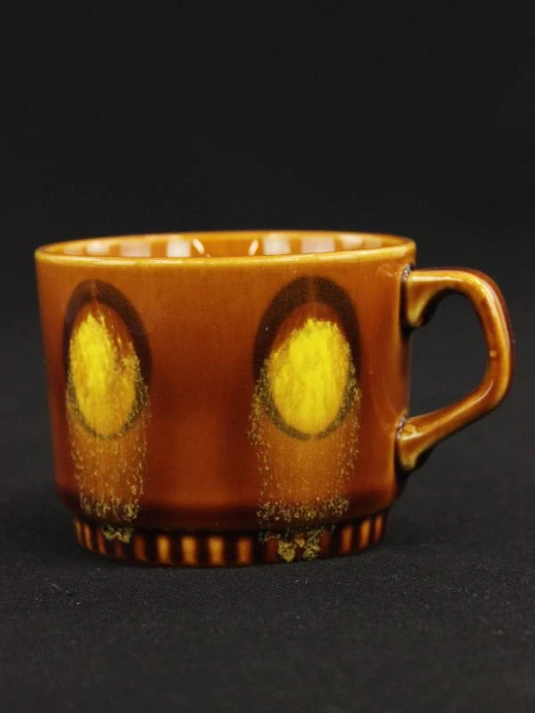 Vintage Boch Delta koffiekopjes set voor 6 personen