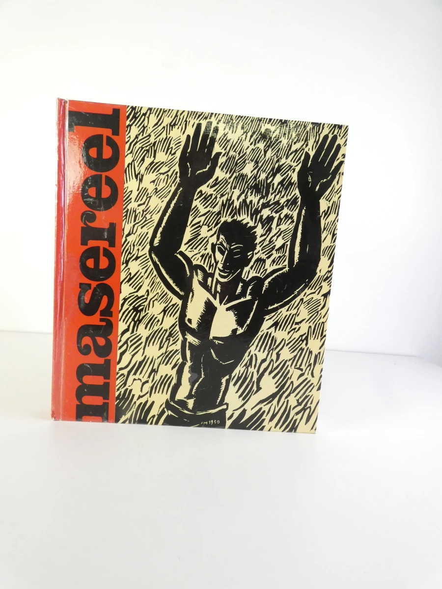 Boek Frans Masereel met houtsneden en illustraties