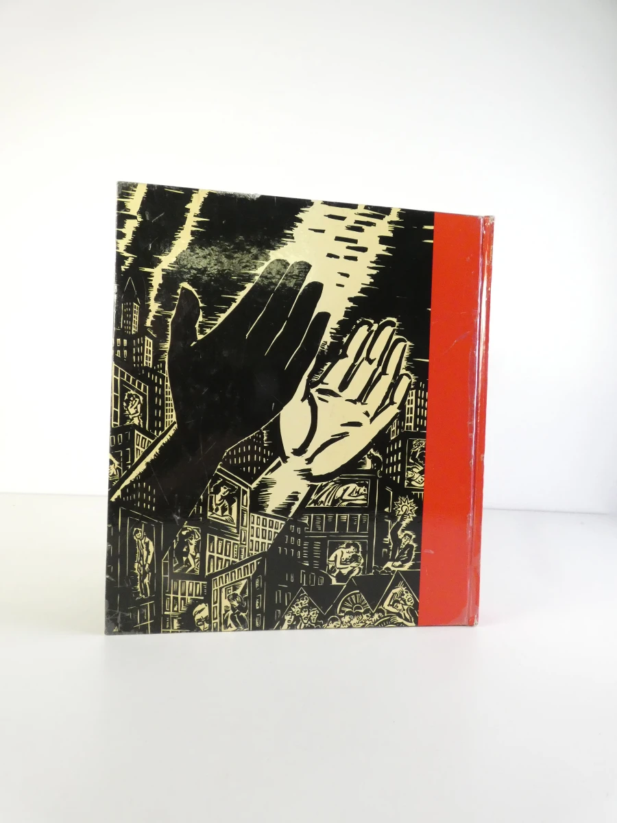 Boek Frans Masereel met houtsneden en illustraties