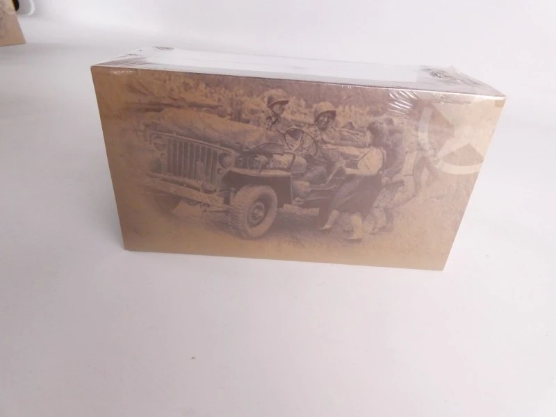 Set van 10 militaire modelauto's in doosjes
