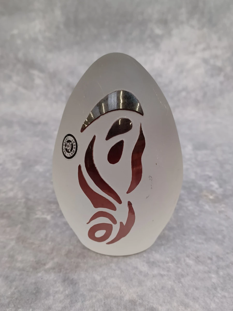 Exclusief kristallen ei - jubileumobject - Val Saint Lambert voor Guylian