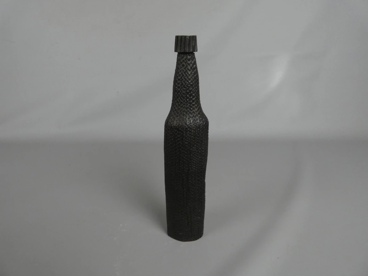 Houten Sculptuur: Hoofd in Flesvorm