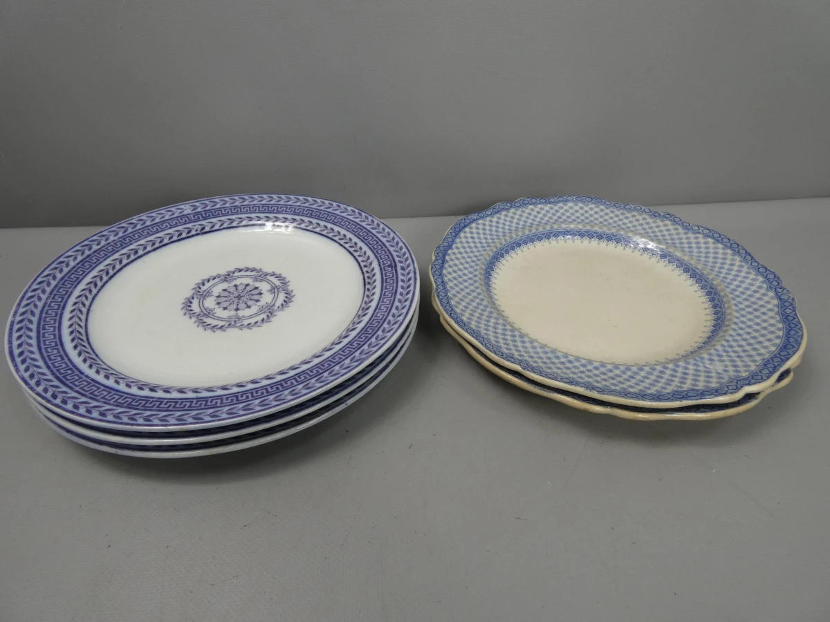 5 keramieken borden