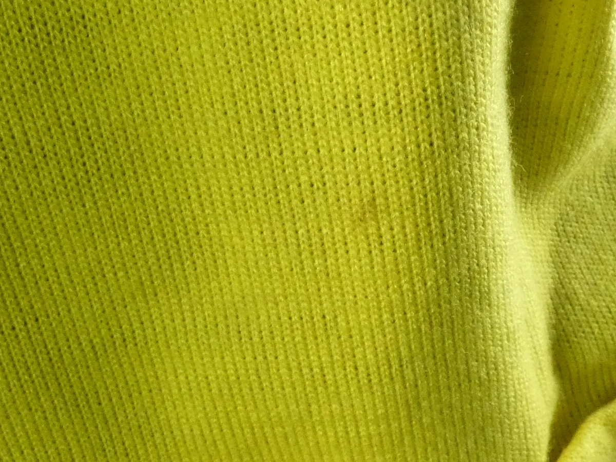 Vintage Lotto wielertrui geel-blauw met rits(Maat: EL)