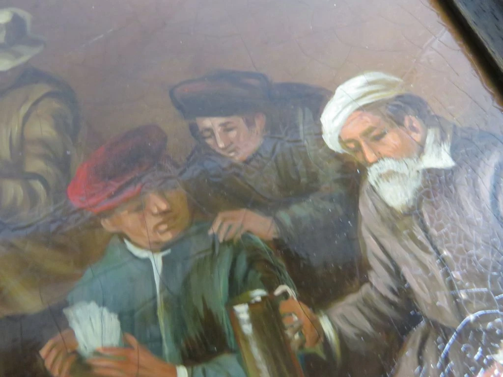 Schilderij - De Kaartspelers