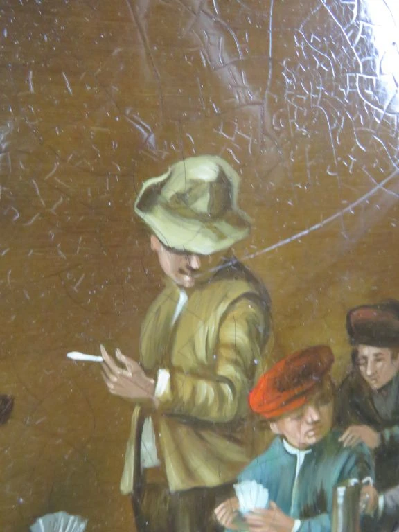 Schilderij - De Kaartspelers