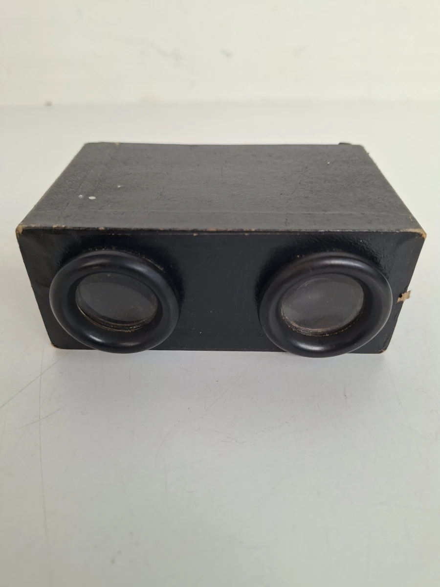 👀 Unieke Vintage Bruguière No. 1 Stereoscoop (3D-Kijker) + 10 Originele Filmseries!