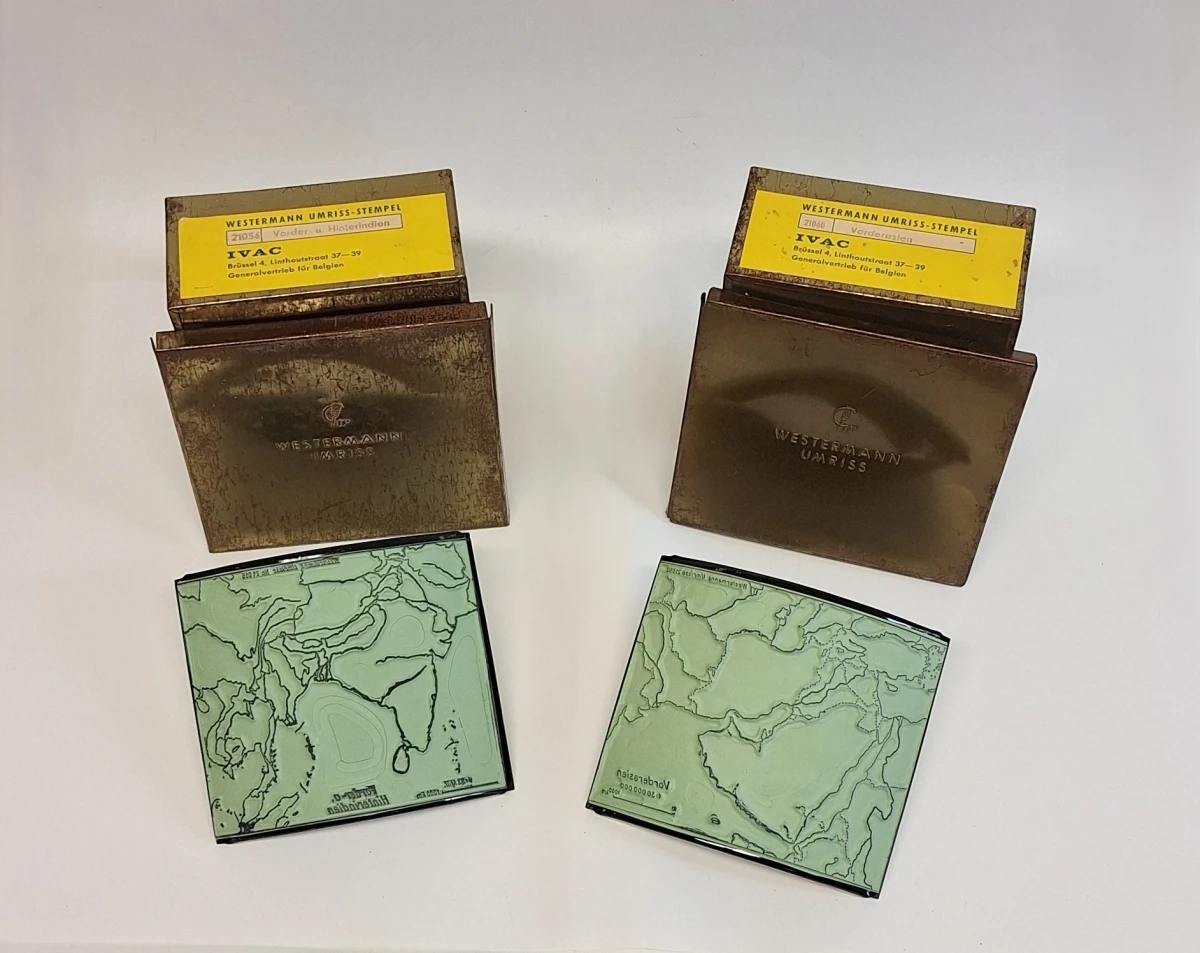 Set Westermann Umriss-Stempel met kaarten