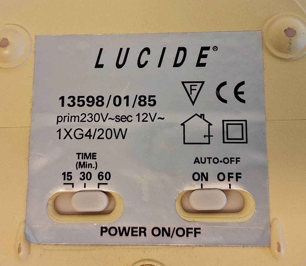 Lucide paddenstoel lamp