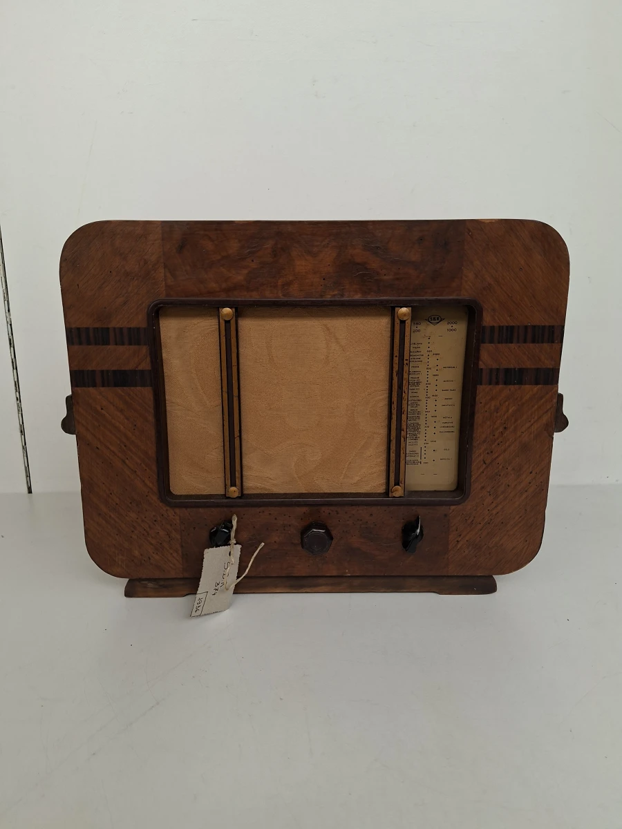 📻 Unieke Antieke S.B.R. Super Ondolina 374A Buizenradio (1936) – Prachtige Art Deco!