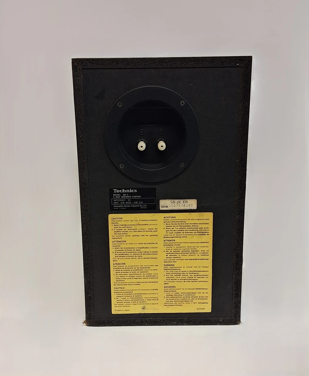 2 Technics SB luidsprekers