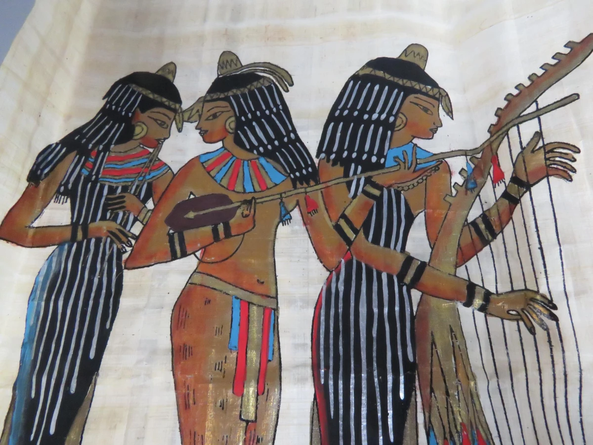 Egyptische papyrusafbeelding