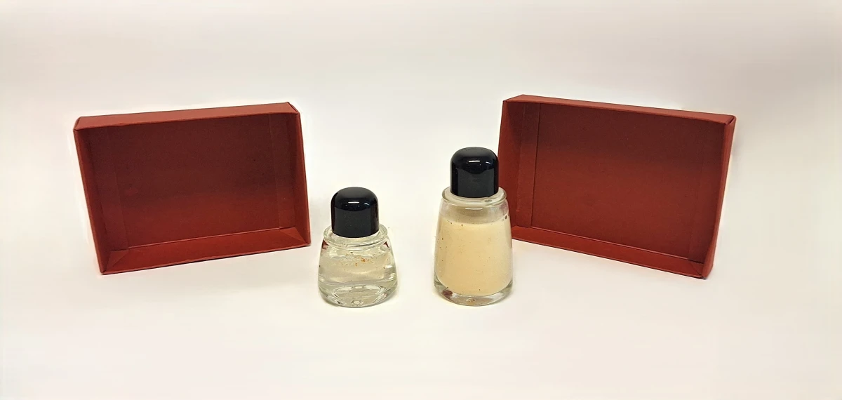 Lederverzorgingsset van het Belgische luxemerk Delvaux.
