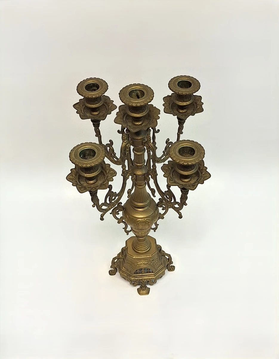 Schouwstel in messing