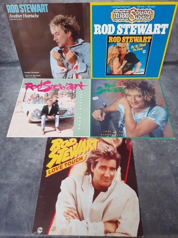 Vinyl: Lot van 5 Rod Stewart albums