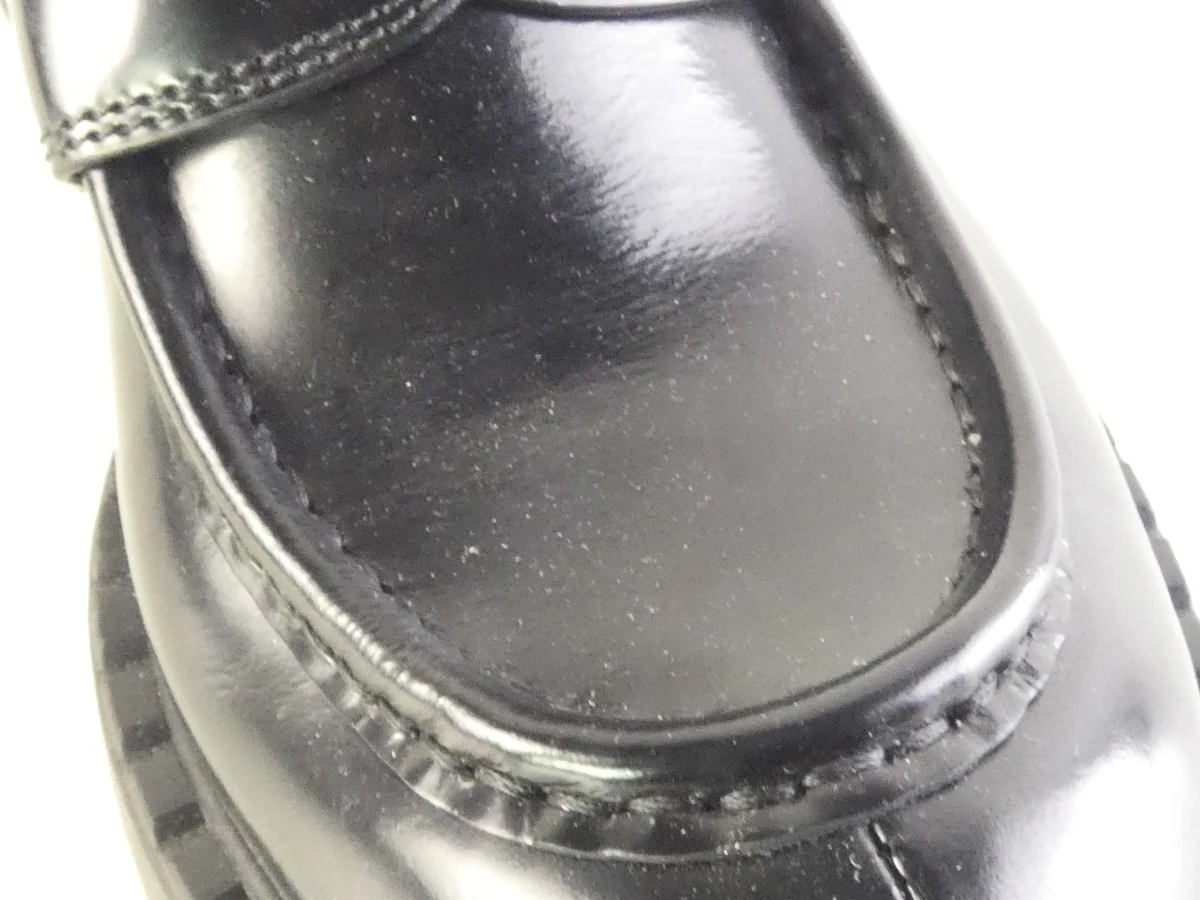 Prada, Zwarte leren dames schoenen met hak(Maat:40)