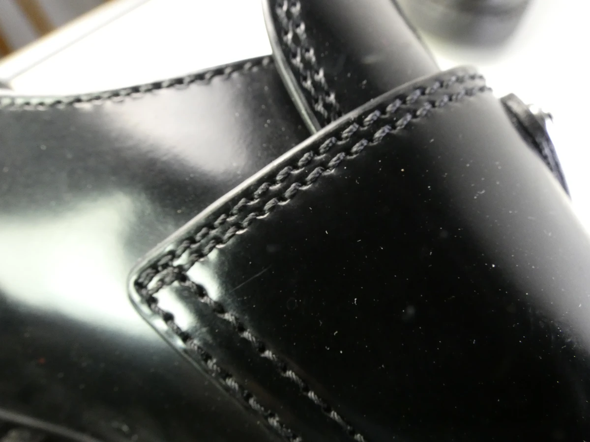 Prada, Zwarte leren dames schoenen met hak(Maat:40)