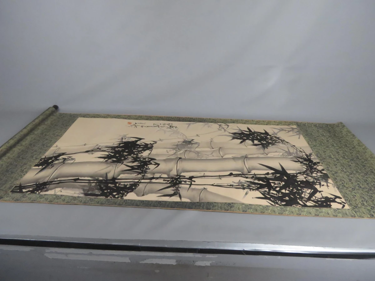 Chinese rolschildering bamboo