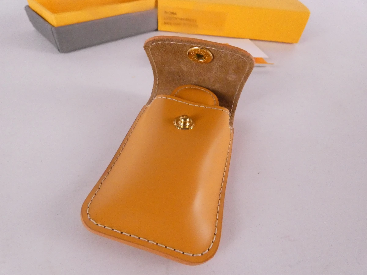 Ettinger Lederen schoenlepel met etui in originele doos, Engeland