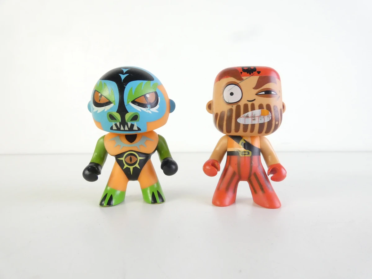Set van 6 Djeco Arty Toys piratenfiguren van kunststof