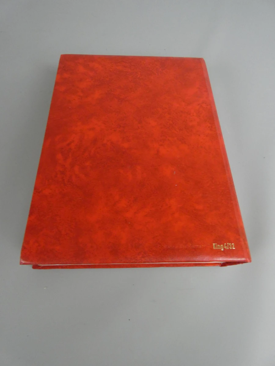 Grote rode postzegelboek USA