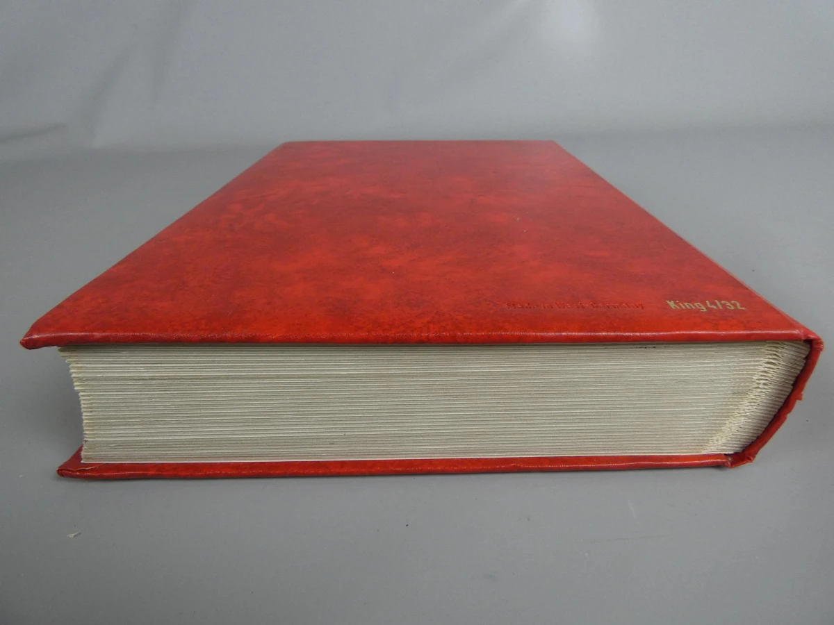 Grote rode postzegelboek USA
