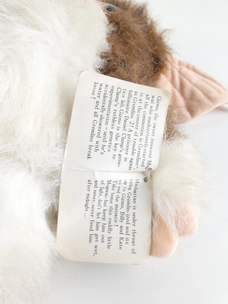 Vintage Gremlins set met Gizmo knuffel en figuurtjes
